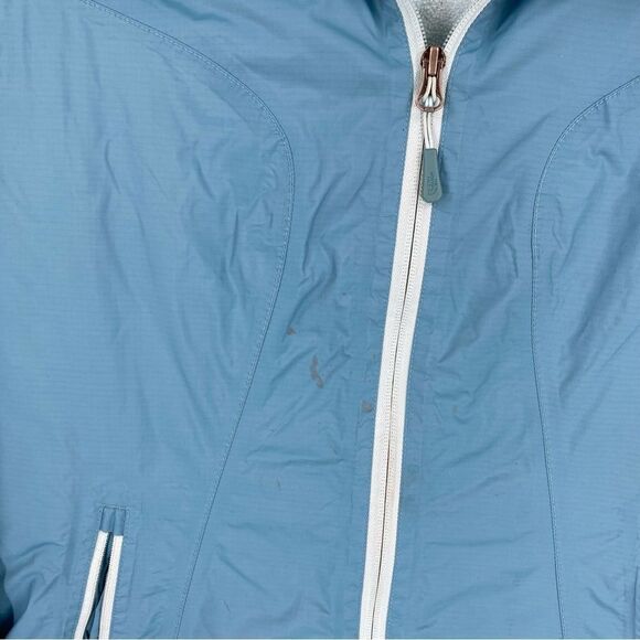 The North Face Women’s Zipper Front Blue Fleece Lined Jacket size M - Picture 3 of 5